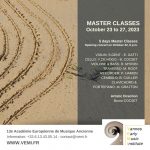 Master Classes | Octobre 2023